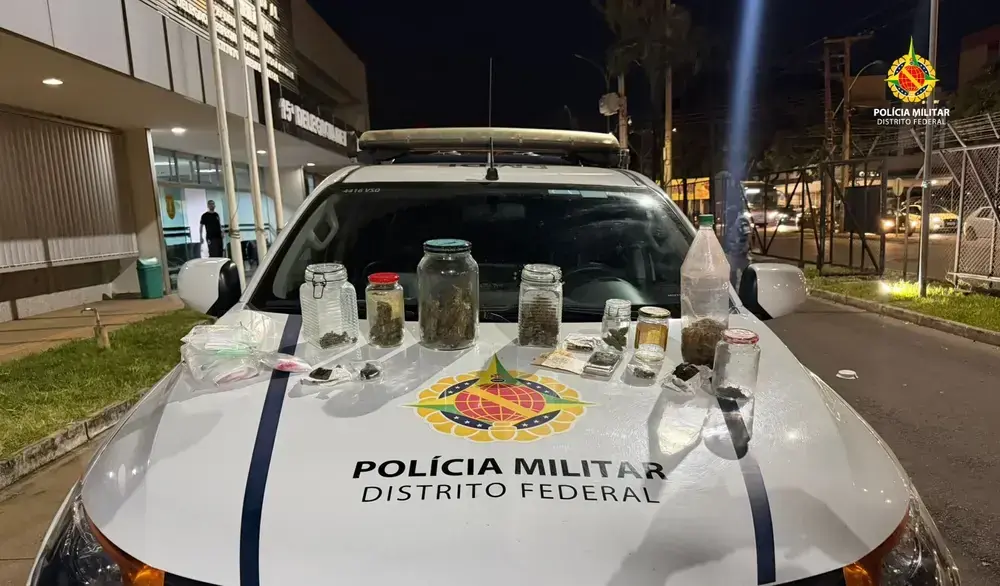 Cheiro forte de maconha leva PMDF a prisão por tráfico em Ceilândia