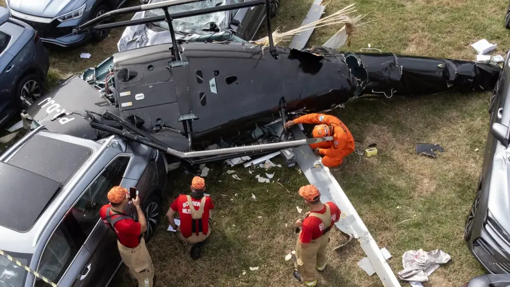 Colisão de helicópteros no Rio: voo visual e falha humana sob suspeita