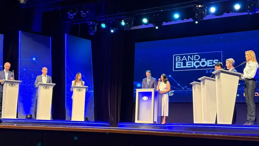 Debate na Band: candidatos unem forças contra Celina Leão