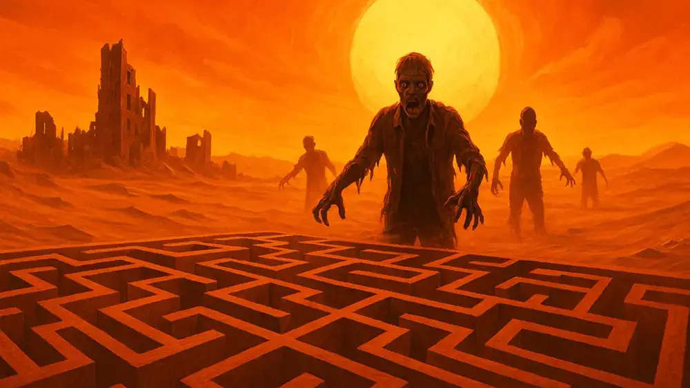 Maze Runner: Prova de Fogo! Deserto, zumbis e sobrevivência!