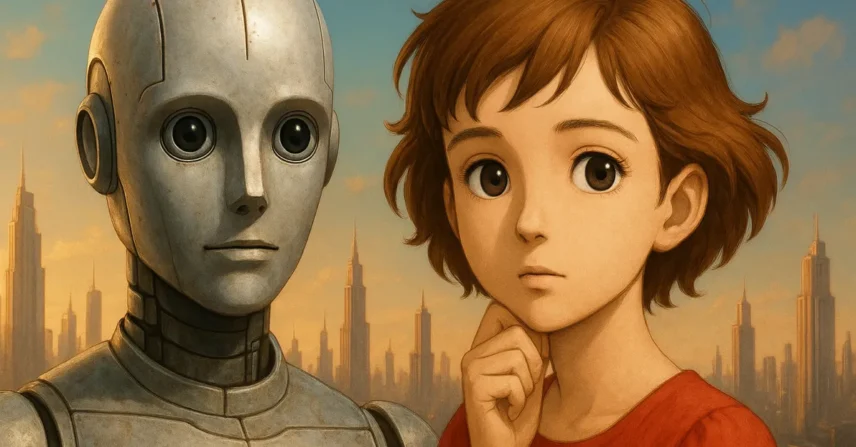 Metropolis Rintaro Osamu Tezuka robô futuro Tima filosofia