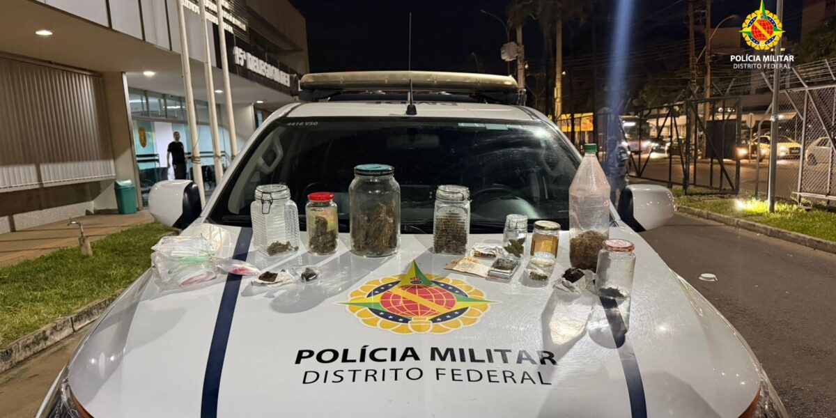 Cheiro forte de maconha leva PMDF a prisão por tráfico em Ceilândia