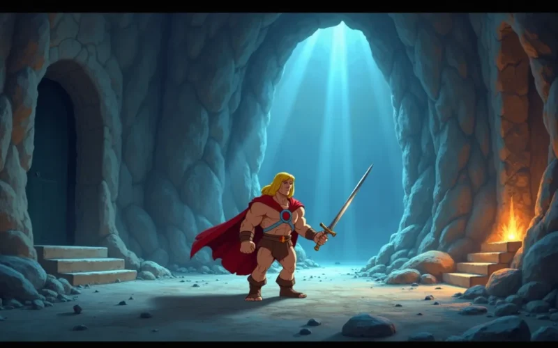 Como a animação de He-Man era produzida nos estúdios da Filmation
