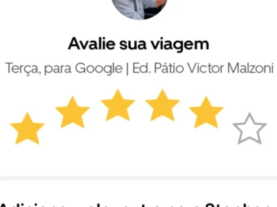 Uber libera 6 estrelas no Brasil de olho no hexa